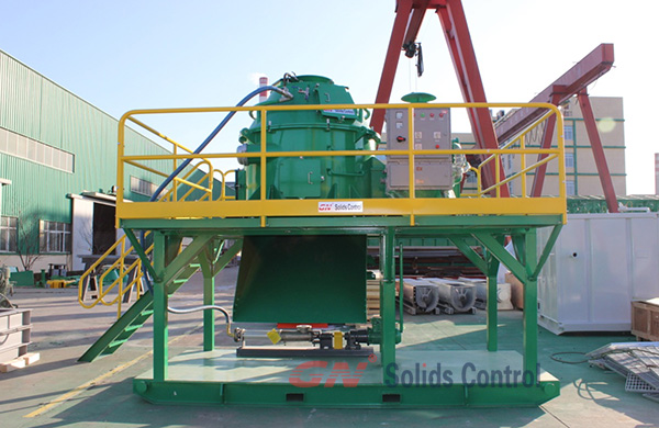 冠能非洲廢漿處理項目中的鉆屑甩干機(jī)